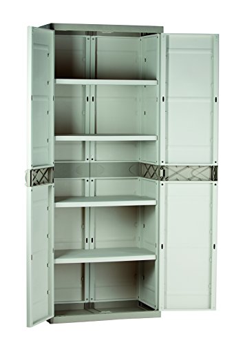 Plastiken Titanium Armarios, Plástico, Beige