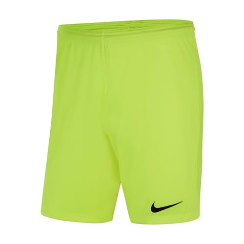Nike M NK Dry Park III Short Nb K - Pantalones Cortos de Deporte, Hombre, Amarillo (Volt/ Black), M