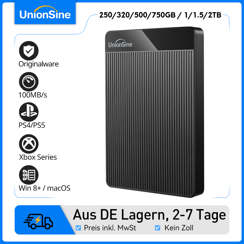 Disco Duro Externo UnionSine 500GB