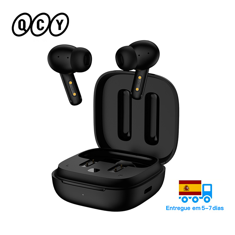 QCY T13 ANC auriculares inalámbricos Bluetooth 5,3 TWS cancelación activa de ruido 4 micrófonos ENC