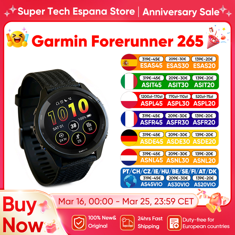 Reloj inteligente Garmin Forerunner 265