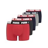 PUMA Boxer Hombre, Azul/Rojo/Black, L
