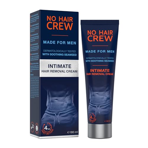 NO HAIR CREW Crema Depilatoria Íntima Premium - calmante, todo tipo de piel