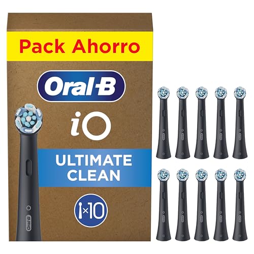 Oral-B Series iO Ultimate Clean Cabezales De Recambio Originales, Pack de 10 Recambios