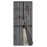 Sekey Magnetic Mosquito Proof Curtain for Balcony, RV, Metal Iron and Wood Doors, Automatic Closing