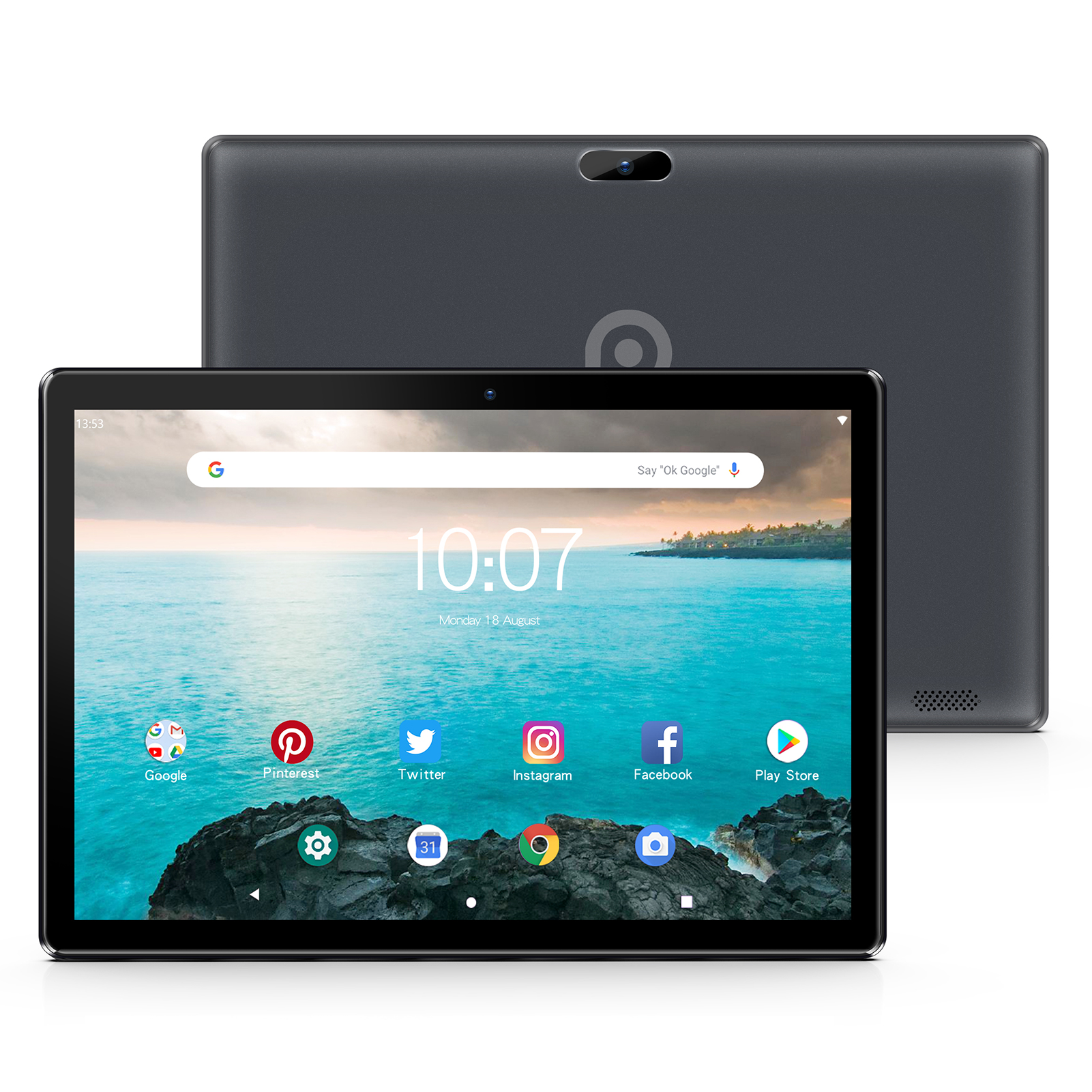 Tablet PRITOM PC 10" con ranura SIM, Android 13, memoria de 64 GB, cuatro núcleos, WiFi y GPS