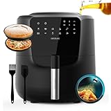 Cecotec Freidora de Aire sin Aceite de 5,5 L Cecofry Rain Pack. Air Fryer con Accesorios. 1550 W