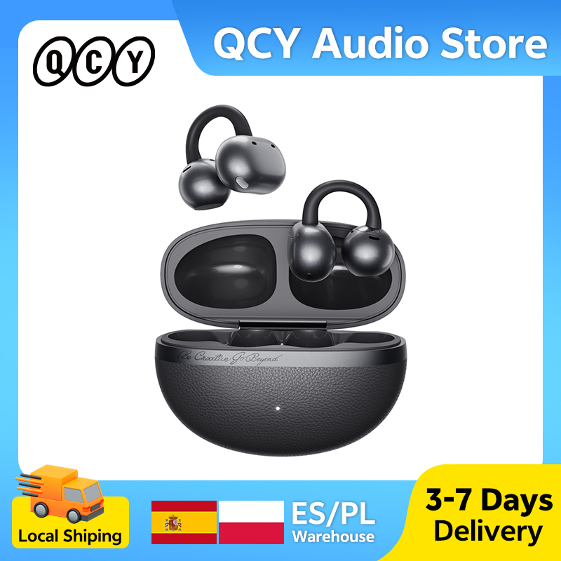 Auriculares QCY Crossky C50 con Clip, abiertos, inalámbricos con Bluetooth 6,0 35H para Fitness IPX5
