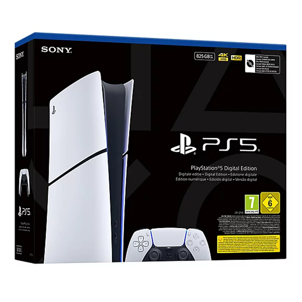 PlayStation 5 Edición DIGITAL 825Gb / DISC 1Tb