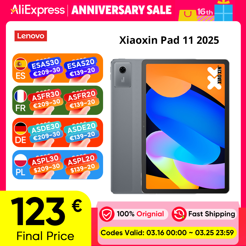 Global ROM Lenovo Xiaoxin Pad 11 2025: tableta de 11 pulgadas con pantalla 2,5K a 90 Hz