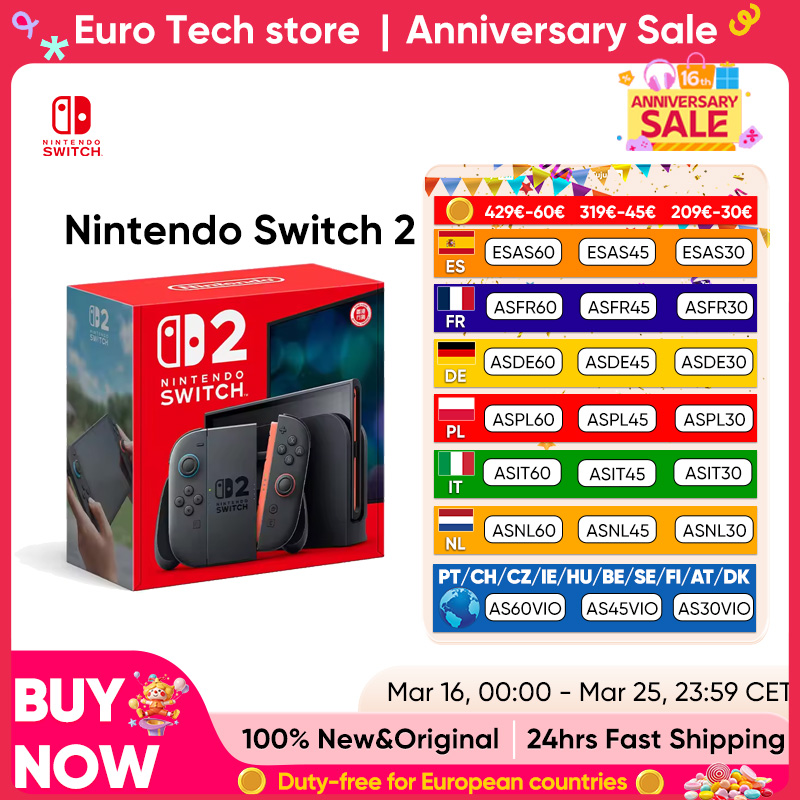 Nintendo Switch 2, Pantalla de 7.9'', Controles Joy-Con, Audio Mejorado