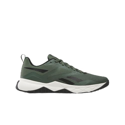Reebok Zapatillas Deportivas NFX para Hombre, Color Verde, Negro y Tiza