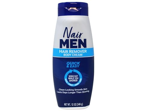 Nair - Crema corporal depilatoria para hombres, 385 ml