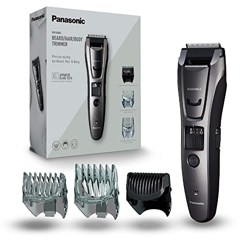 Panasonic ER-GB80-H503 Trimmer de Barba, Cabello y Cuerpo para Hombres, Afeitadora Portátil