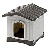Ferplast Caseta Perros Exterior DOGVILLA 50, Caseta Perro, Casa para Perros