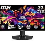 MSI mag 273QP QD-OLED X24 Monitor Gaming Plano 26.5" WQHD - Panel OLED Quantum Dot 2560 x 1440 240Hz