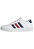 adidas Hombre BREAKNET 3.0 Shoes, FTWR White/Dark Blue/Better Scarlet, 46 2/3 EU