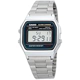 Casio A158 reloj digital acero inoxidable retro