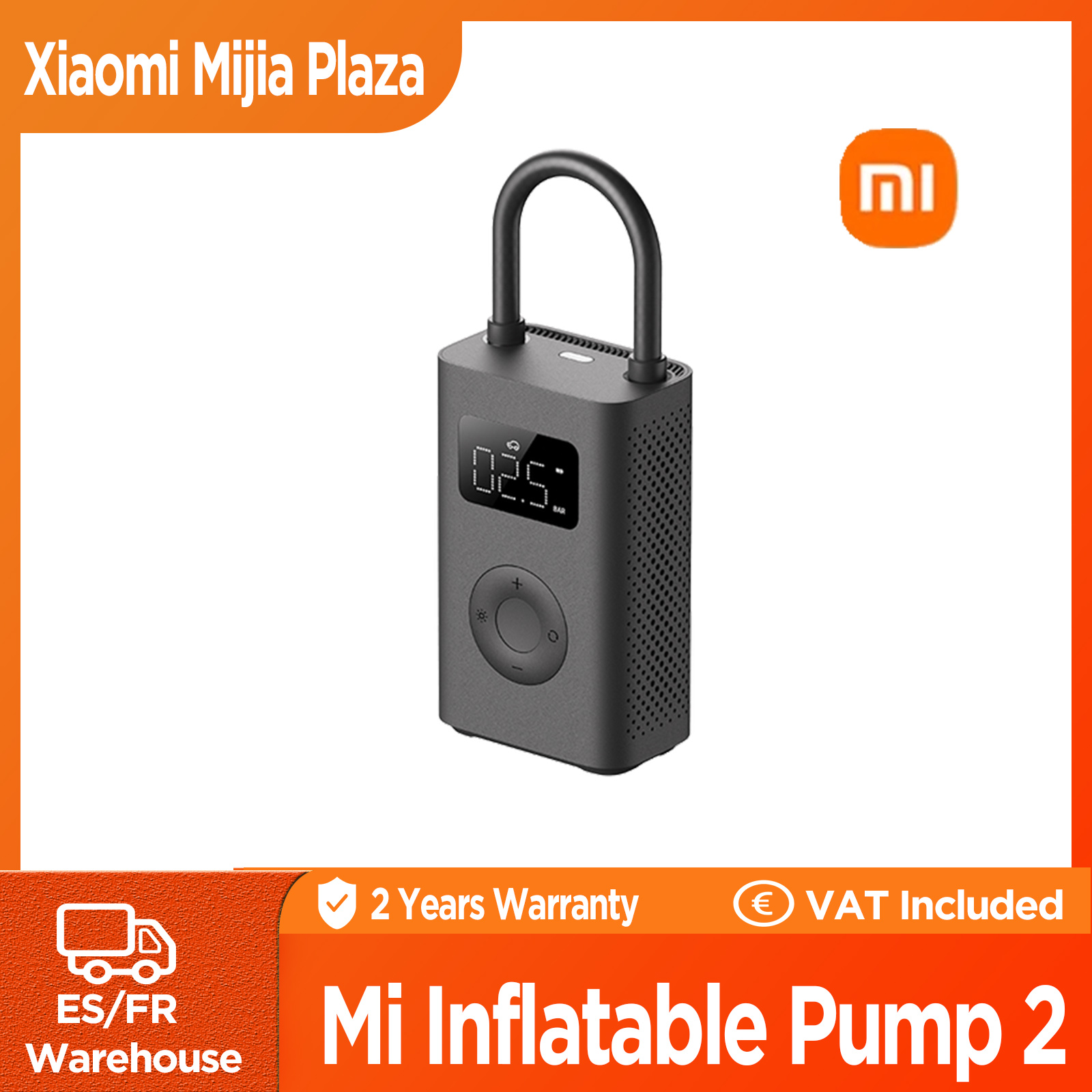 Bomba de aire Xiaomi 2/2D/2Pro Mijia compresor de aire eléctrico Led