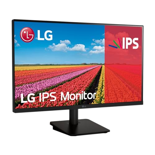 LG 25MS500-B - Monitor 24.5", Panel IPS FHD 1920x1080 16:9, 100 Hz, Estabilizador de Negros