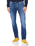 Jack & Jones Vaqueros Glenn Original GE 006 Indigo Knit, Azul Denim., 27W x 32L