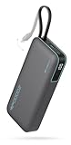 CUKTECH CP25 Power Bank 20.000mAh, Batería Portátil con Cable USB-C Integrado