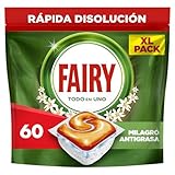 Fairy Original Todo En Uno Naranja Cápsulas De Lavavajillas, 60 Cápsulas, Efecti