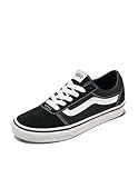 Vans Ward, Zapatillas Mujer, Black and White