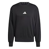 Adidas Uomo Essentials FEELCOZY Fleece Sweatshirt, Black