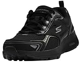 Skechers Go Run Consistent, Zapatillas de trail running Hombre, Black Leather Synthetic