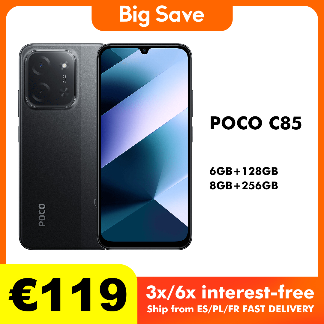 POCO C85 Versión Global Smartphone Cámara 50MP Batería 6000mAh