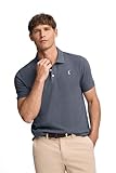 Polo Club - Polo Hombre | Manga Corta | 100% Algodón Piqué | Cierre 3 Botones | Logo Bordado