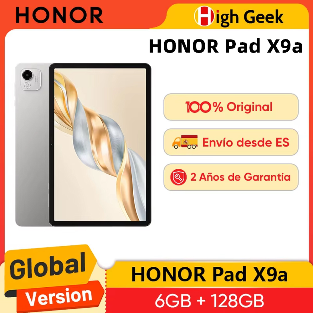 HONOR Pad X9a Snapdragon 685 pantalla Fullview 11,5" 120Hz 2,5K, batería de 8300mAh y cámara de 8MP