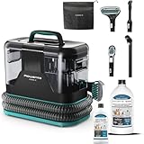 Rowenta Clean It, Aspirador de tapicerías + 2 botellas de solución de limpieza para mascotas