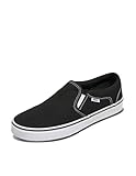 Vans Asher, Zapatillas Deportivas Hombre, Black and White