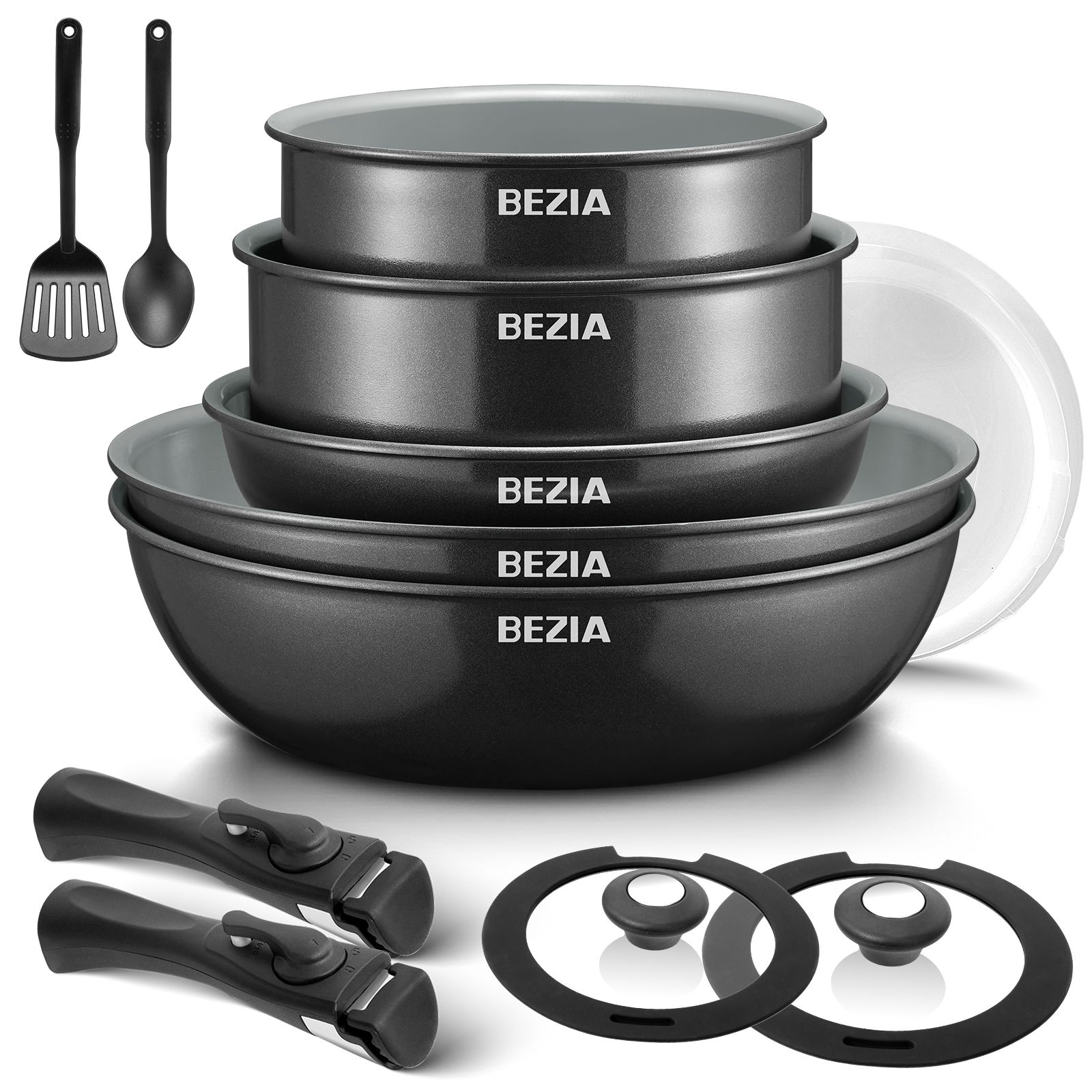 Batería de cocina de inducción Bezia
