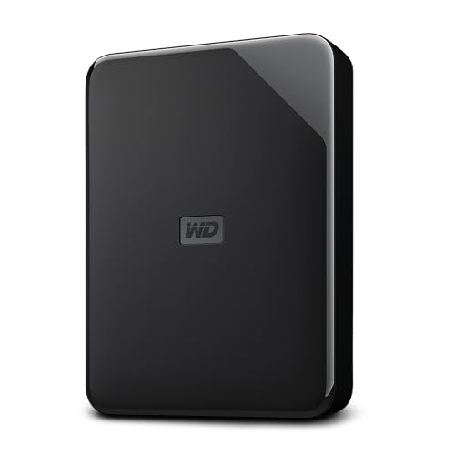 WD 6TB Elements Ae, Disco Duro Externo Portátil, USB SuperSpeed 3.2 Gen 1/USB 3.0
