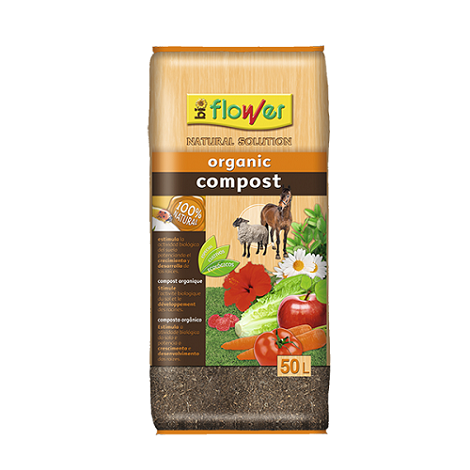 FLOWER Substrato Compost Orgánico 50 L