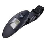 Fackelmann Báscula digital de equipaje de hasta 40 kg con pantalla LCD