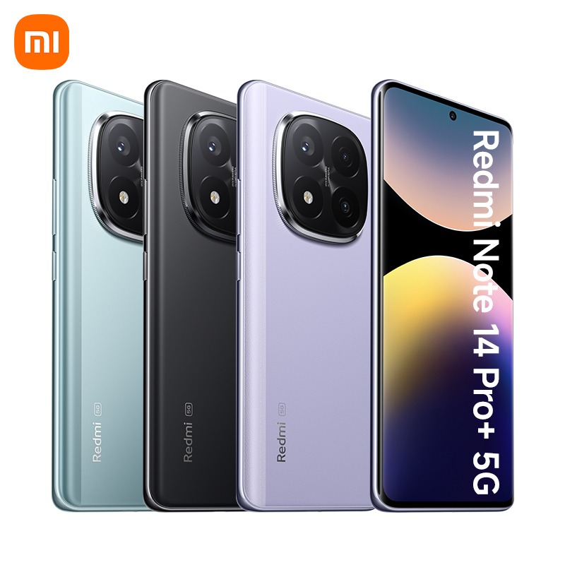 Xiaomi Redmi Note 14 Pro+ 200MP Cámara AI Snapdragon, Pantalla AMOLED 7s Gen 3 120W HyperCharge 6.67