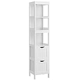 VASAGLE Mueble de Baño, Armario Independiente, Cómoda de 2 Cajones