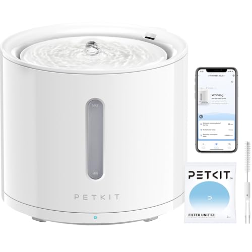 PETKIT EVERSWEET Fuente para Gatos 2L, Bomba Inalámbrica, Control de App