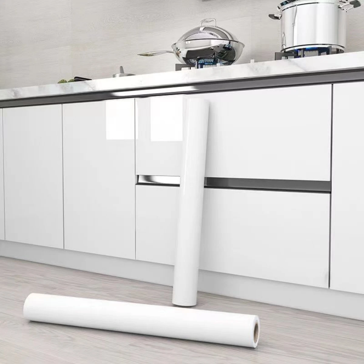 Papel tapiz de vinilo de 80cm de ancho, pegatinas de pared impermeables de mármol