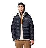 Columbia Powder Pass Chaqueta con capucha, Resistente al agua, Aislamiento ecológico
