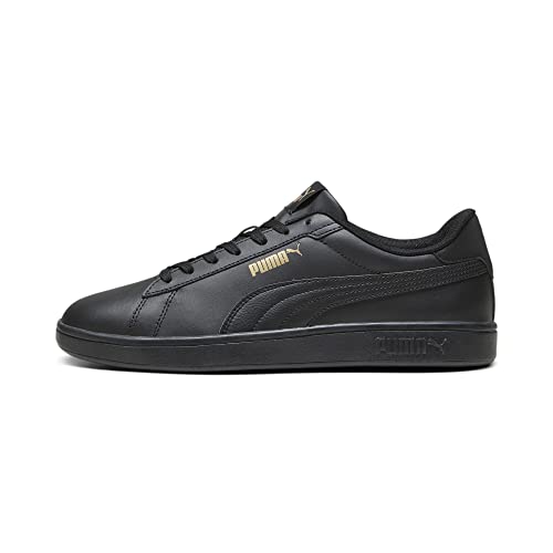 PUMA Smash 3.0 L, Zapatillas Unisex adulto, Black Gold Black