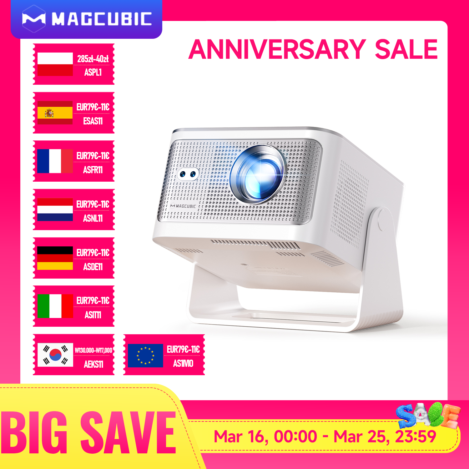 Magcubic Auto Focus Android 14