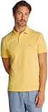 Tommy Hilfiger Polo de Manga Corta Hombre Core 1985 Regular Fit, Amarillo