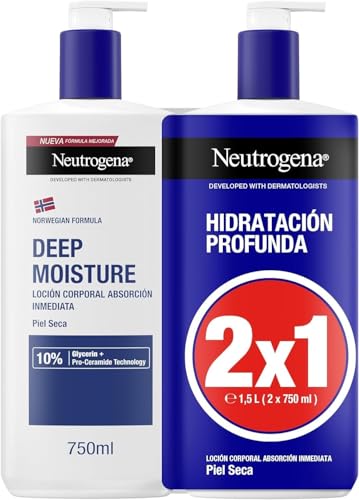 Neutrogena Fórmula Noruega Hidratación Profunda Loción Corporal de Absorción Inmediata