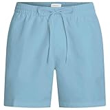 Calvin Klein Pantalones Cortos para Hombre LV00N61109 con cordón Medio, Azul