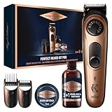 King C. Gillette Kit Barba Recortadora PRO gel bálsamo regalo hombre